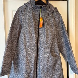 Tek Gear Gray weather proof heavy Jacket